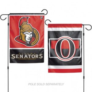 Ottawa Senators Flag 12x18 Garden Style 2 Sided