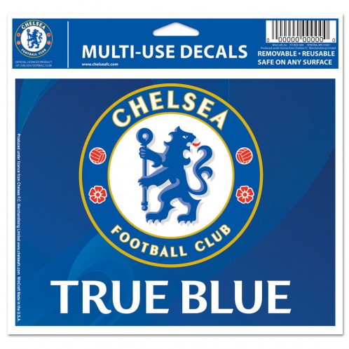 Chelsea Football Club Decal 5x6 Multi Use Color