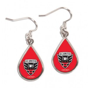 DC United Earrings Tear Drop Style