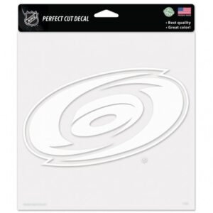 Carolina Hurricanes Decal 8x8 Perfect Cut White