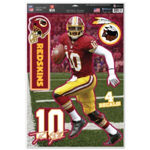 Washington Redskins Decal 11x17 Multi Use Robert Griffin Design CO
