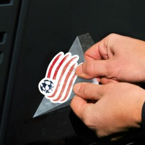 New England Revolution Decal 4x4 Perfect Cut Color