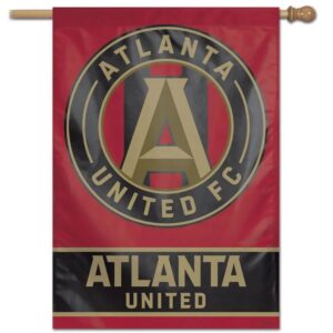 Atlanta United Banner 28x40 Vertical Wordmark