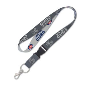 Chicago Cubs Lanyard with Detachable Buckle Grey
