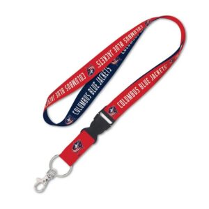 Columbus Blue Jackets Lanyard with Detachable Buckle