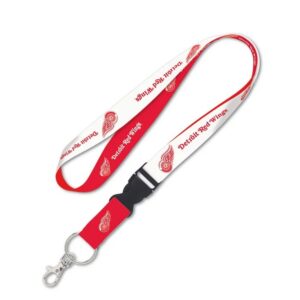 Detroit Red Wings Lanyard with Detachable Buckle Two Color