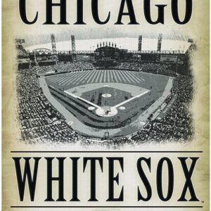 Chicago White Sox Banner 17x26 Pennant Style Premium Felt Stadium Design