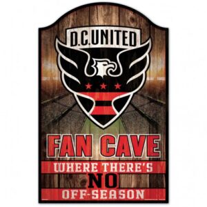 DC United Sign 11x17 Wood Fan Cave Design