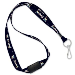 Miami Marlins Lanyard with Detachable Buckle
