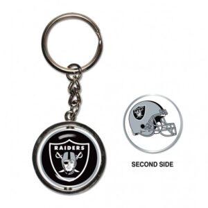 Las Vegas Raiders Key Ring Spinner Style