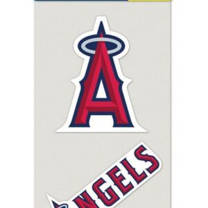 Los Angeles Angels Decal 4x4 Perfect Cut Set of 2