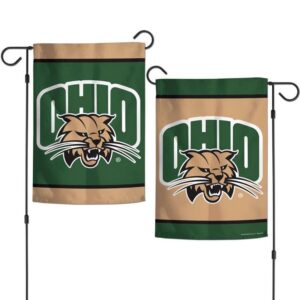 Ohio Bobcats Flag 12x18 Garden Style 2 Sided