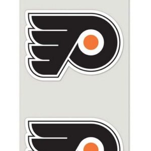 Philadelphia Flyers Set of 2 Die Cut Decals
