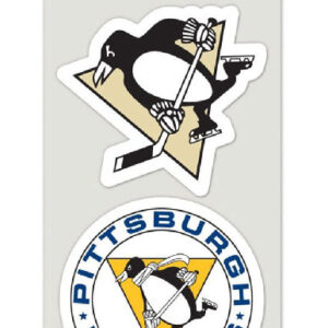 Pittsburgh Penguins Set of 2 Die Cut Decals