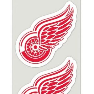 Detroit Red Wings Set of 2 Die Cut Decals