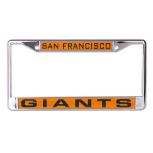 San Francisco Giants License Plate Frame - Inlaid