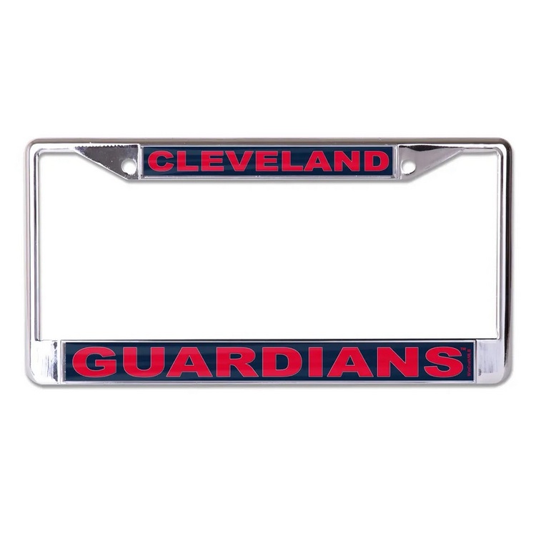 Cleveland Guardians License Plate Frame Inlaid Style