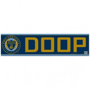 Philadelphia Union Decal 3x12 Bumper Strip Style DOOP Design