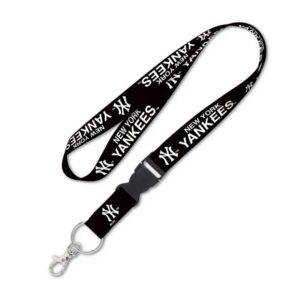 New York Yankees Lanyard with Detachable Buckle Blackout