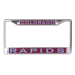 Colorado Rapids License Plate Frame - Inlaid