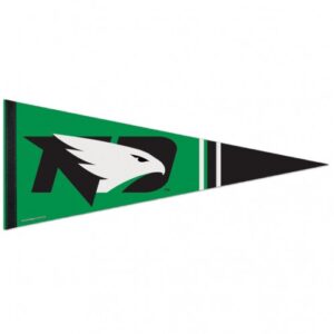 North Dakota Fighting Hawks Pennant 12x30 Premium Style