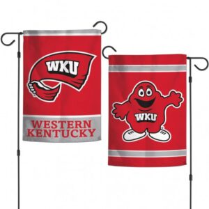 Western Kentucky Hill Toppers Flag 12x18 Garden Style 2 Sided