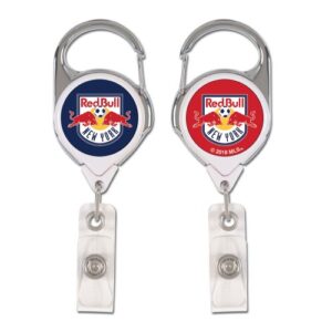 New York Red Bulls Badge Holder Premium Retractable