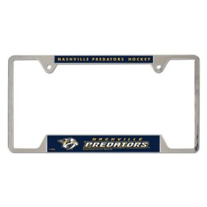 Nashville Predators License Plate Frame Metal