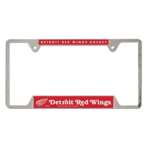 Detroit Red Wings License Plate Frame Metal