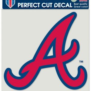 Atlanta Braves Decal 8x8 Die Cut Color