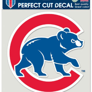 Chicago Cubs Decal 8x8 Die Cut Color