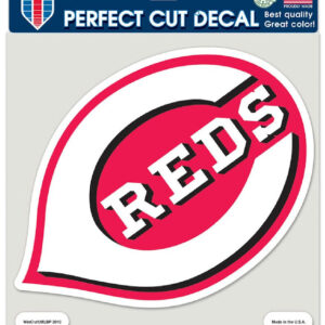 Cincinnati Reds Decal 8x8 Die Cut Color