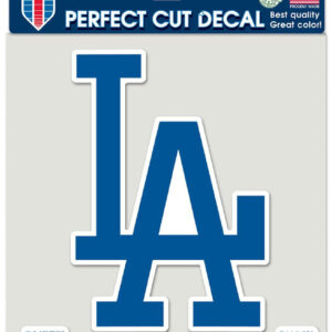 Los Angeles Dodgers Decal 8x8 Die Cut Color
