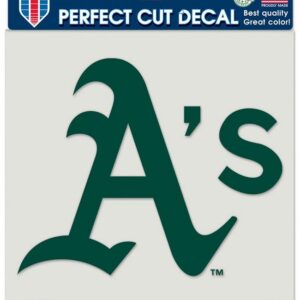 Oakland Athletics Decal 8x8 Perfect Cut Color