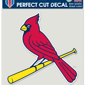 St. Louis Cardinals Decal 8x8 Die Cut Color
