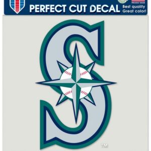 Seattle Mariners Decal 8x8 Die Cut Color