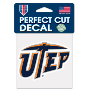 UTEP Miners Decal 4x4 Perfect Cut Color