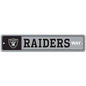 Las Vegas Raiders Sign 3.75x19 Plastic Street Style