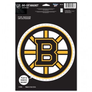 Boston Bruins Magnet 6.25x9 Die Cut Logo Design
