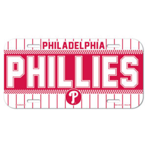 Philadelphia Phillies License Plate Plastic