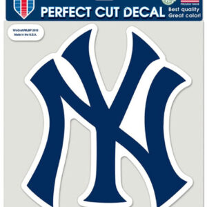 New York Yankees Decal 8x8 Die Cut Color NY
