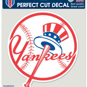 New York Yankees Decal 8x8 Die Cut Color Prime