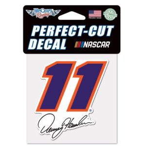 Nascar Denny Hamlin Decal 4x4 Perfect Cut Color