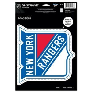 New York Rangers Magnet 6.25x9 Die Cut