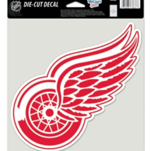 Detroit Red Wings Decal 8x8 Die Cut Color