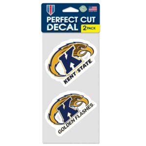 Kent State Golden Flashes Decal 4x4 Perfect Cut Set of 2