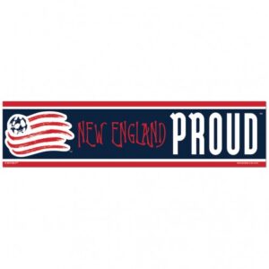 New England Revolution Decal 3x12 Bumper Strip Style