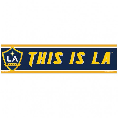 LA Galaxy Decal 3x12 Bumper Strip Style