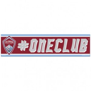 Colorado Rapids Decal 3x12 Bumper Strip Style