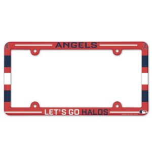 Los Angeles Angels License Plate Frame Plastic Full Color Style